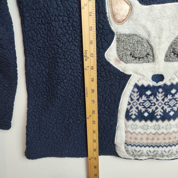 Secret Treasures Sleepwear Sweatshirt Girls' XL (16-18) Blue, Racoon - Picture 6 of 9
